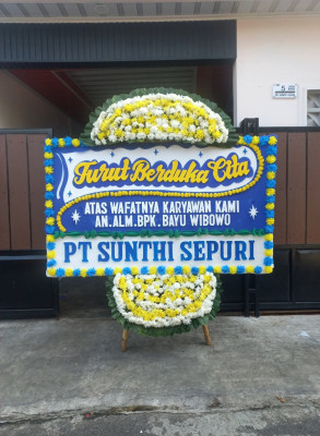 Papan Bunga Duka di Sangiang Jaya
